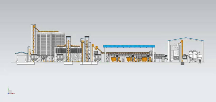 國(guó)內(nèi)首條破壁熟化(huà)全混飼草(cǎo)料生(shēng)産線投運